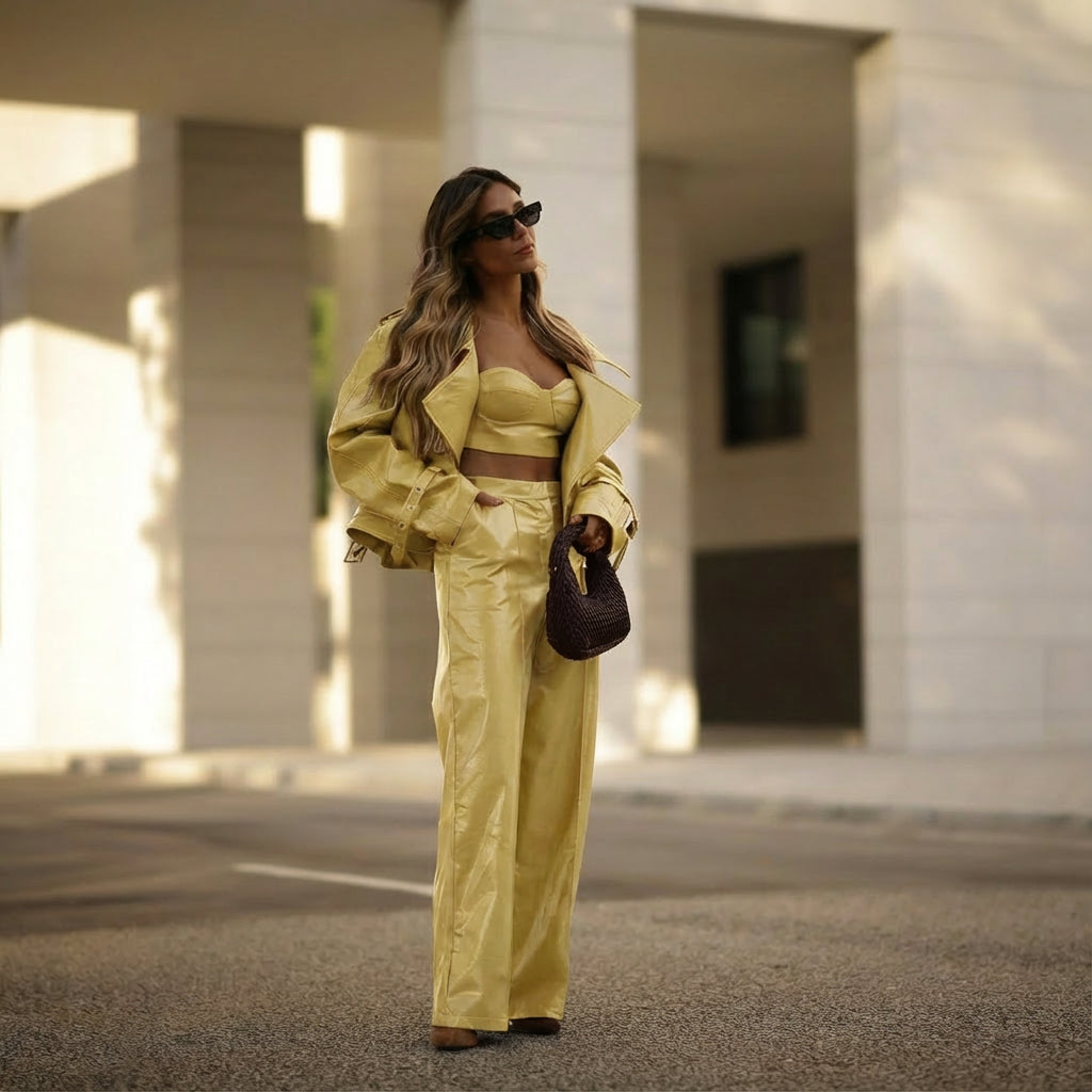 Alexa Yellow Butter Top