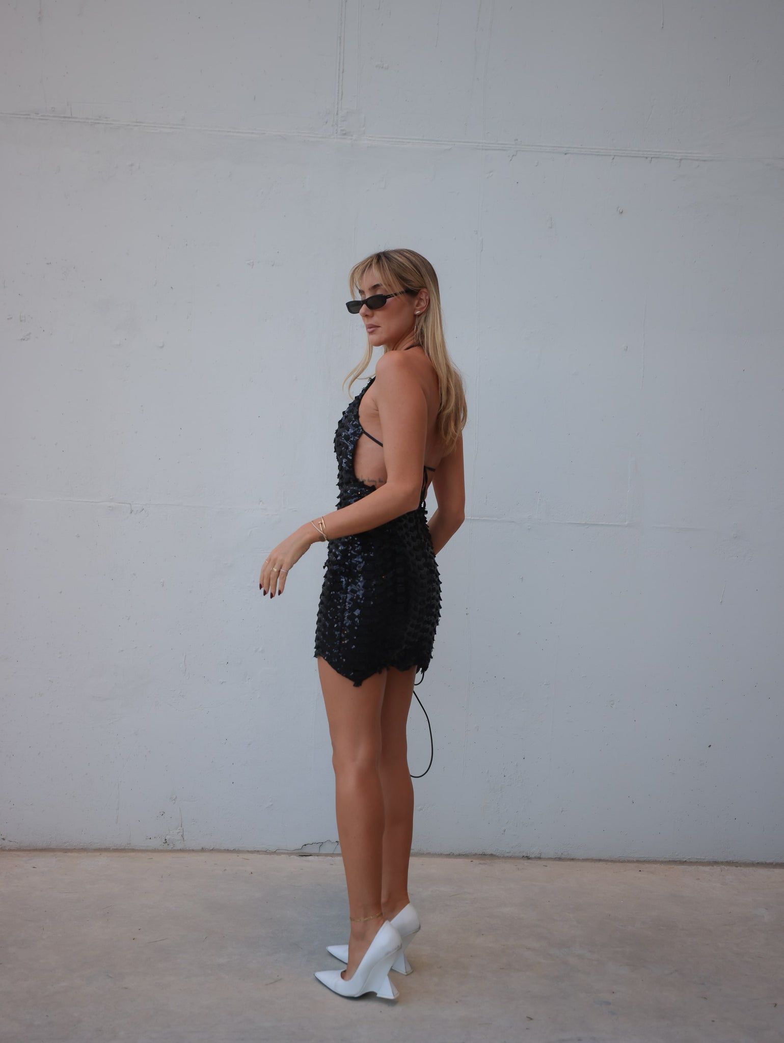 Black Mini Ariel Dress