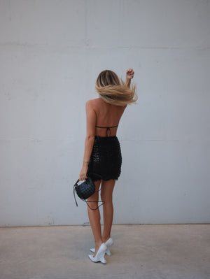 Black Mini Ariel Dress
