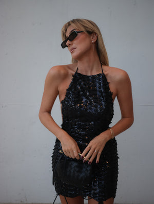 Black Mini Ariel Dress