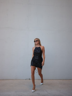 Black Mini Ariel Dress