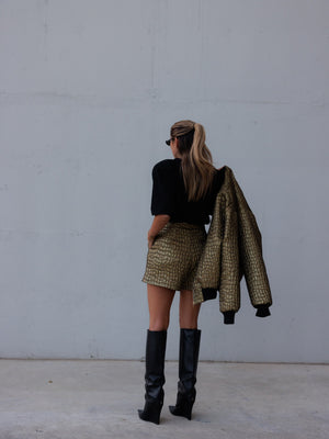 Gold Esther Bomber