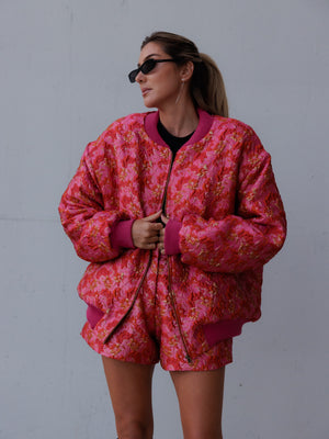Pink Esther Bomber