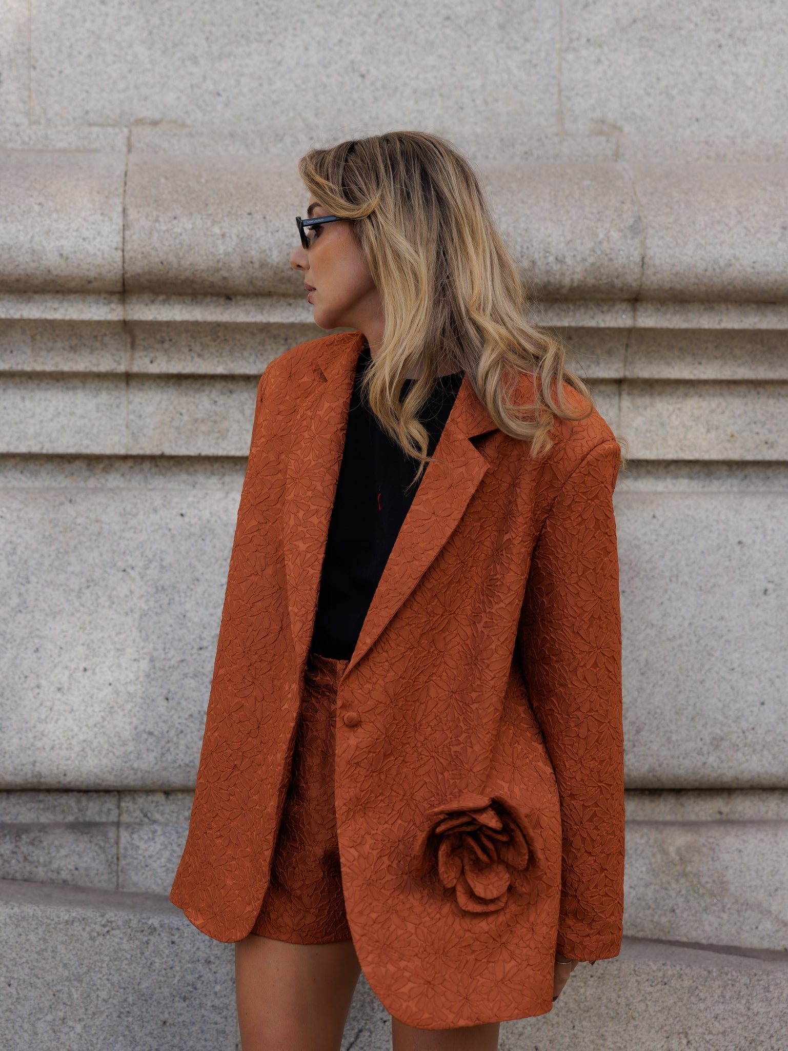 Rust orange Eloa Blazer