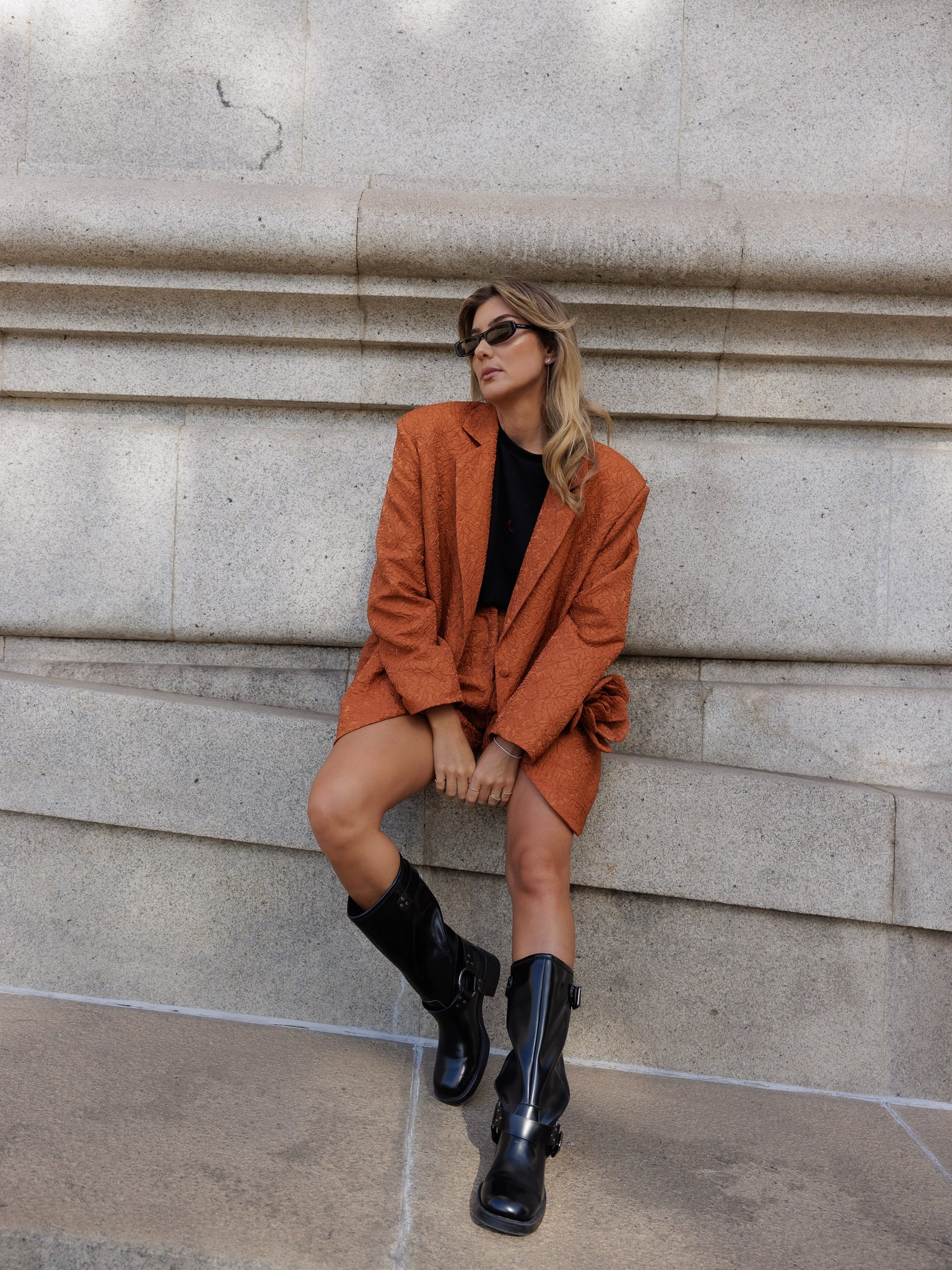 Rust orange Eloa Blazer