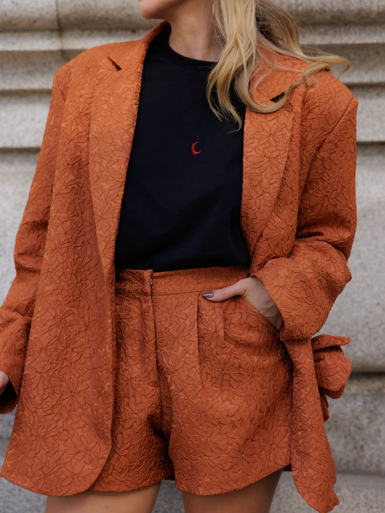 Rust orange Eloa Blazer