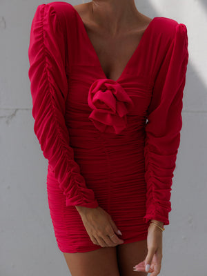 Eleonora Red Dress