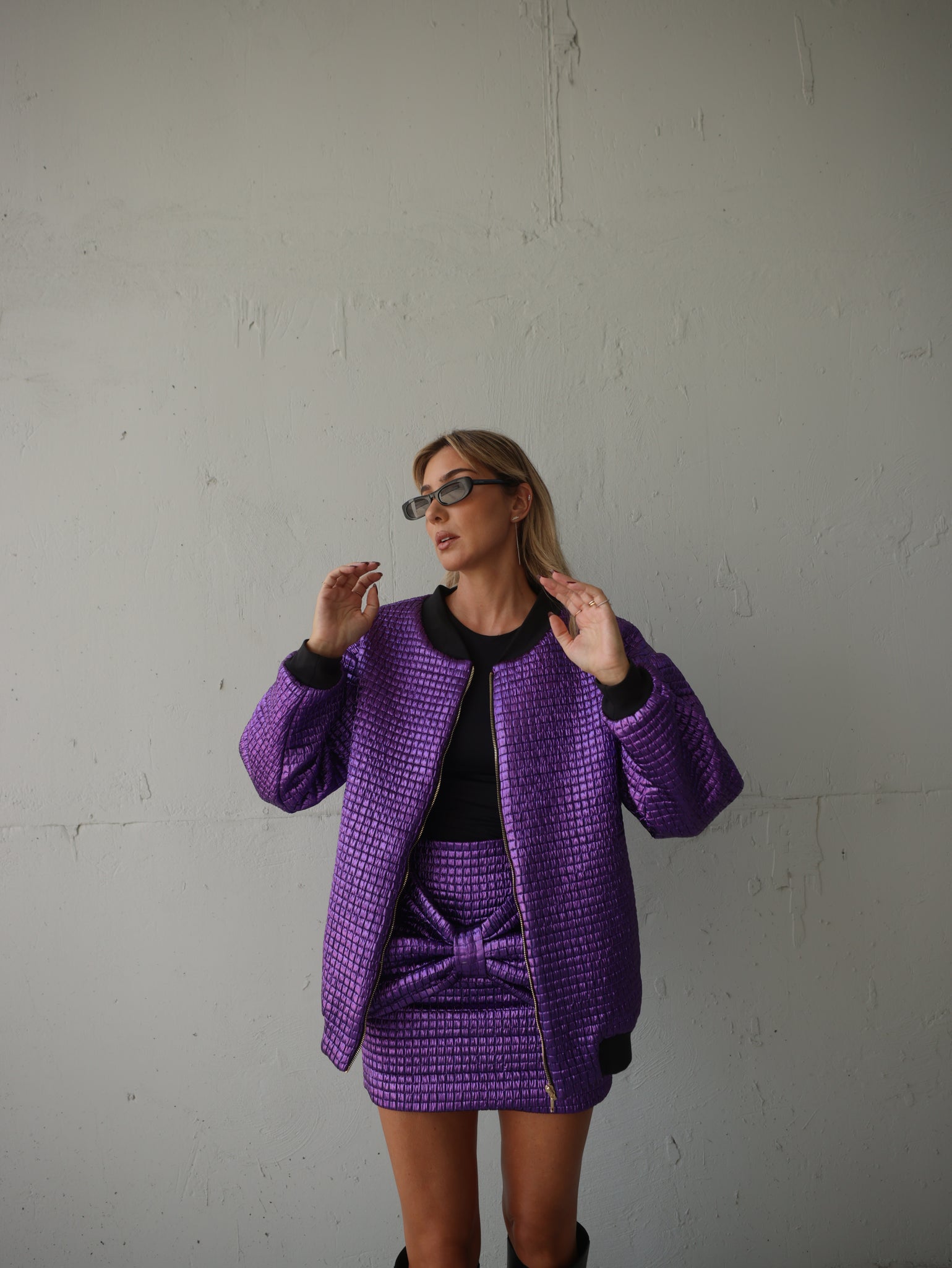 Lilac Esther Bomber