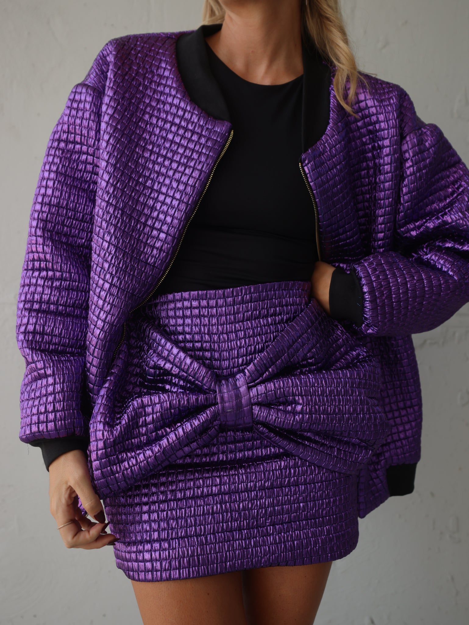 Lilac Esther Bomber