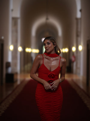 Mel Red Dress