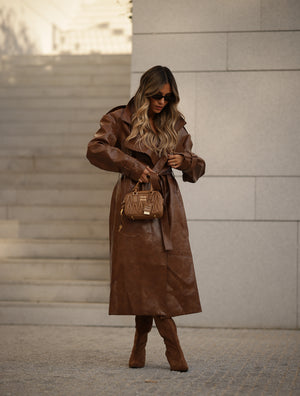 Cameron Camel Trench Coat