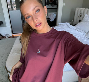 Oversized Bordeaux T-shirt