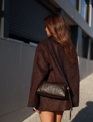 Petra Suede Brown Chocolat