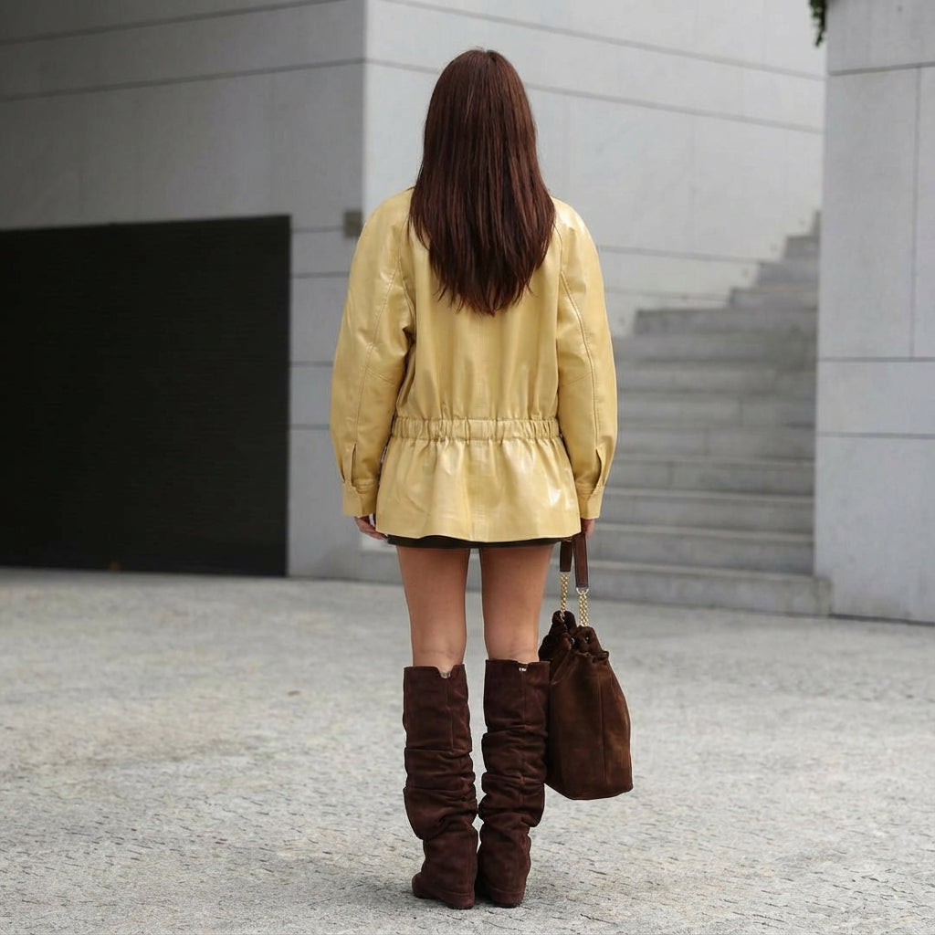 Viola Yellow Butter Biker