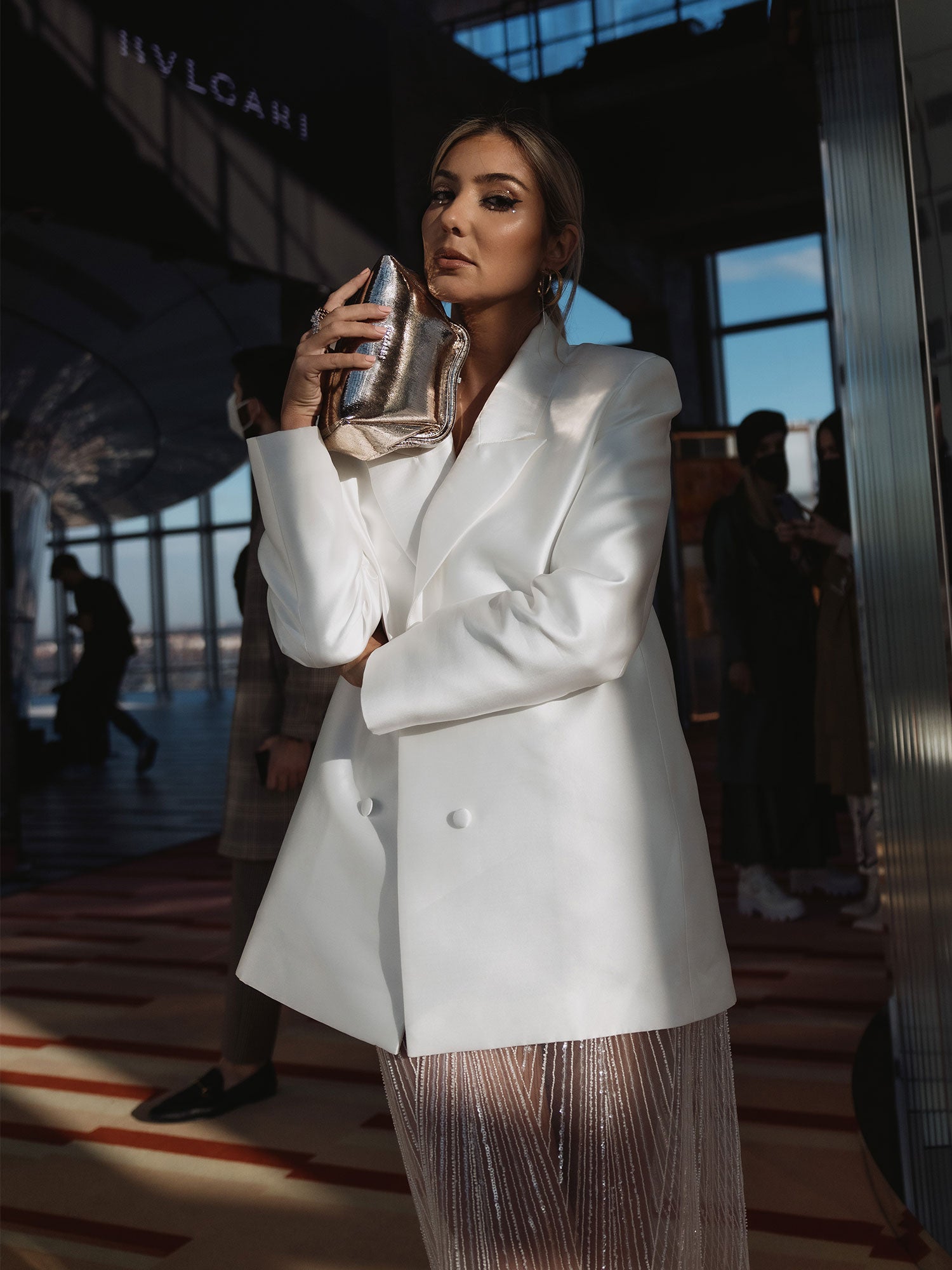 Zendaya Set
